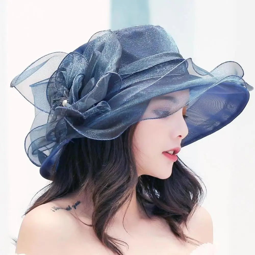 La boutique du chapeau Bleu-B Chapeau femme charmant