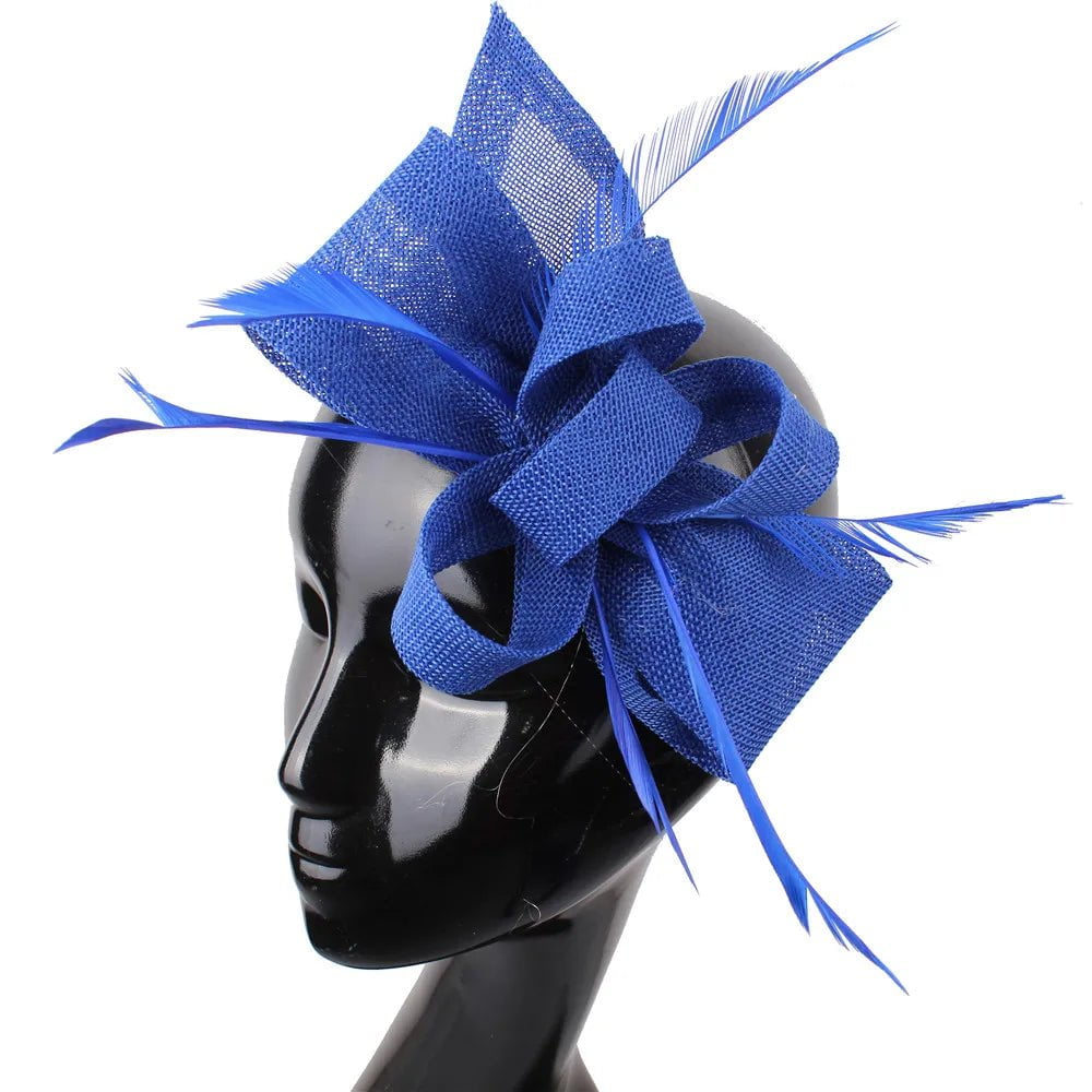 La boutique du chapeau Bleu Chapeau Bibi Plumes