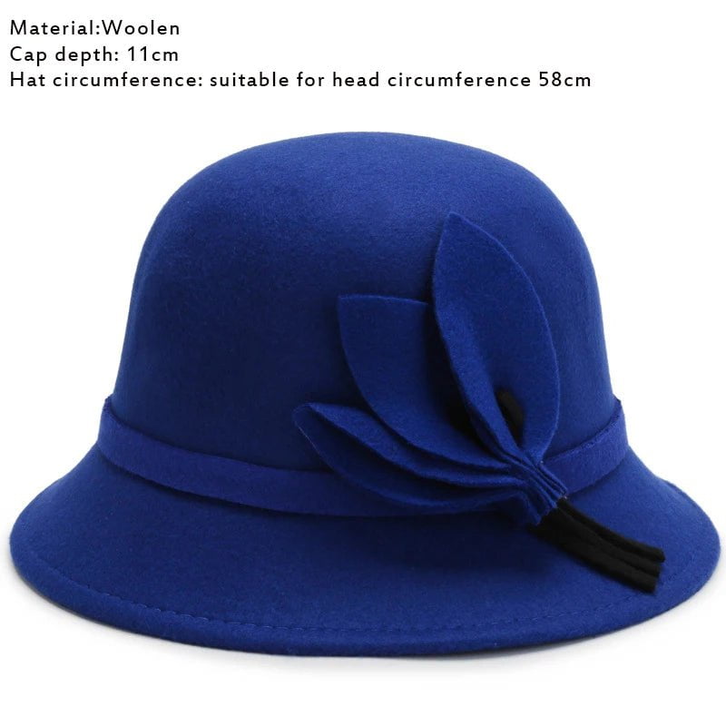 La boutique du chapeau Bleu Chapeau cloche raffiné