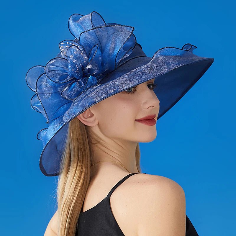 La boutique du chapeau Bleu Chapeau femme unique