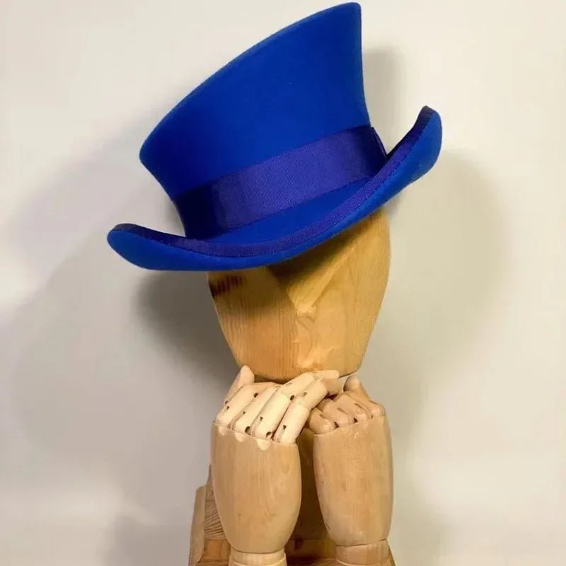 La boutique du chapeau Bleu Chapeau haut de forme femme