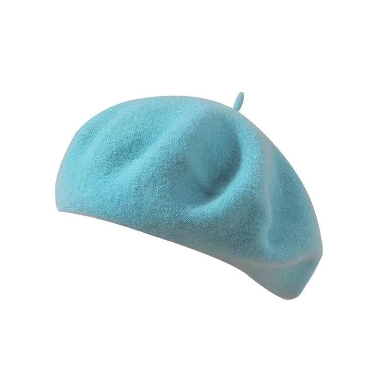 La boutique du chapeau Bleu ciel / Ajustable (du 54 au 59) Béret Femme Chic et Chaud