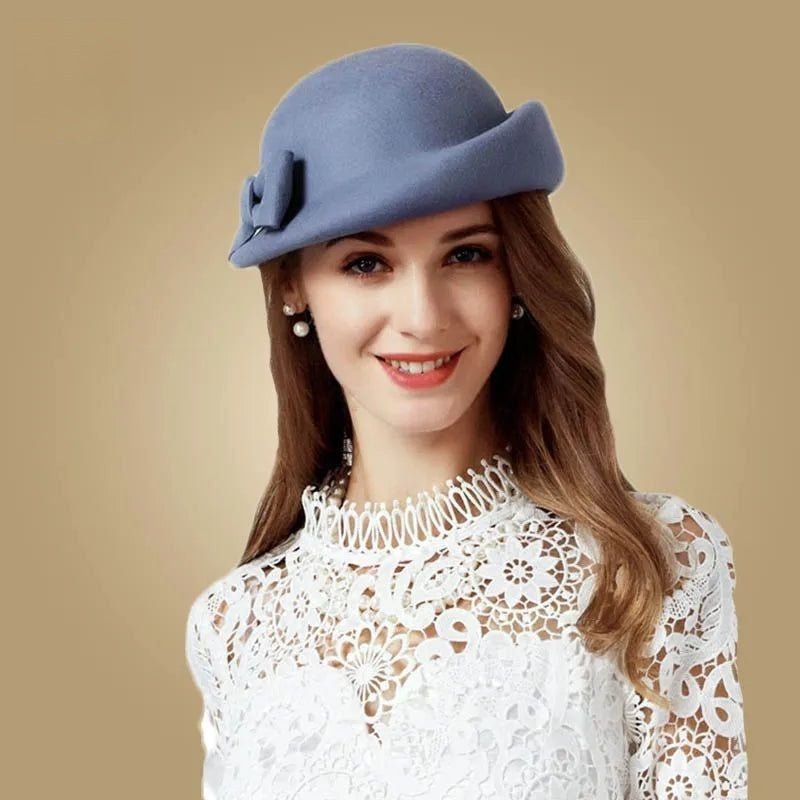 La boutique du chapeau Bleu / M (56-58cm) Chapeau automne en laine