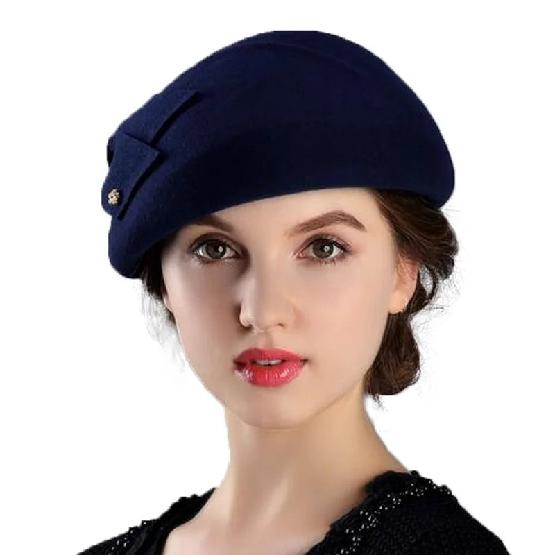 La boutique du chapeau Bleu / M (56-58cm) Chapeau en feutre