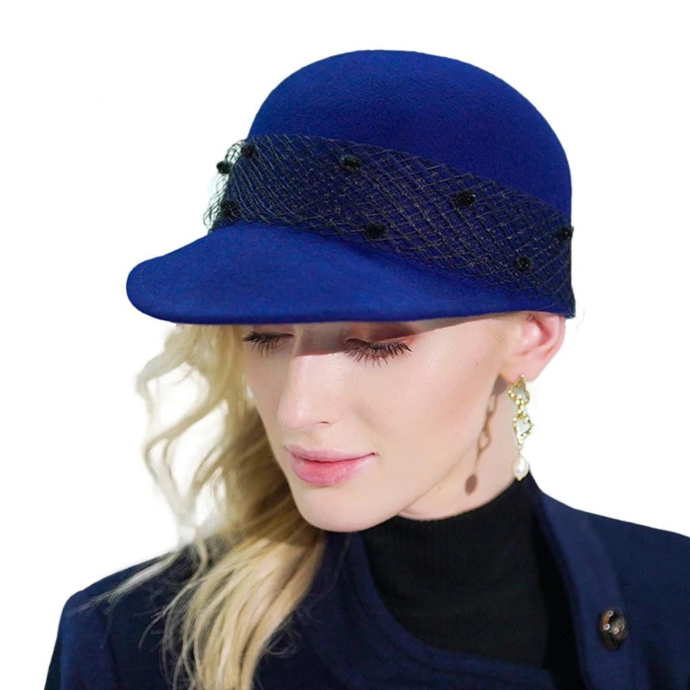 La boutique du chapeau Bleu / M (56-58cm) Chapeau fedora en laine