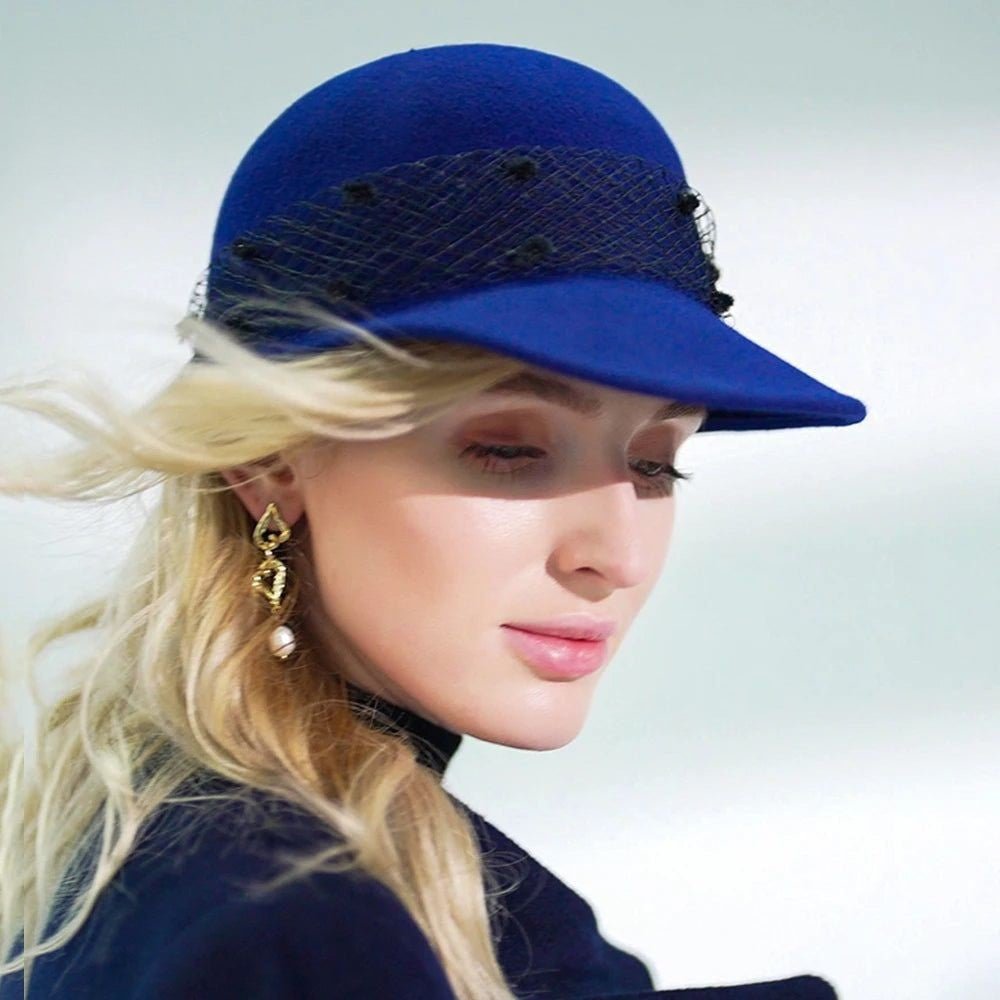 La boutique du chapeau Bleu / M (56-58cm) Chapeau fedora en laine