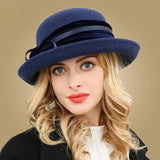 La boutique du chapeau Bleu / M (56-58cm) Fedora femme