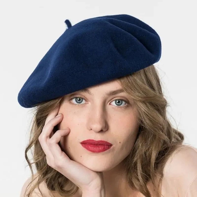 La boutique du chapeau Bleu marine / Ajustable (du 54 au 59) Béret francais