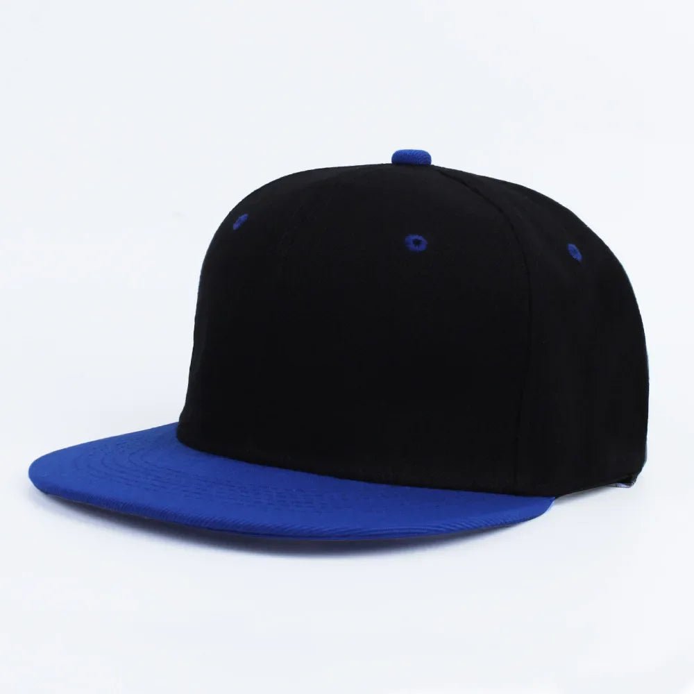 La boutique du chapeau Bleu/noir / Taille ajustable Casquette Snapback