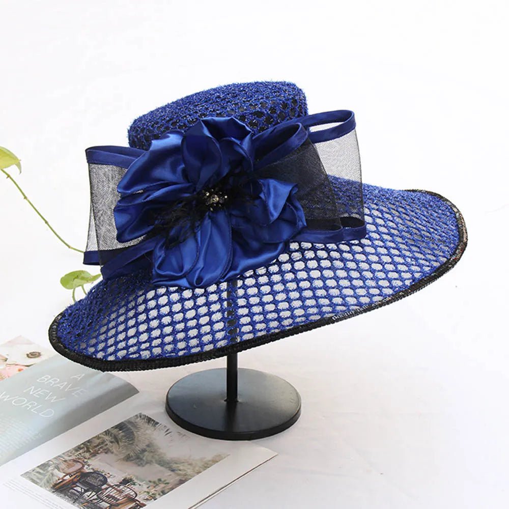 La boutique du chapeau Bleu / Taille unique Chapeau de cérémonie élégant pour femme