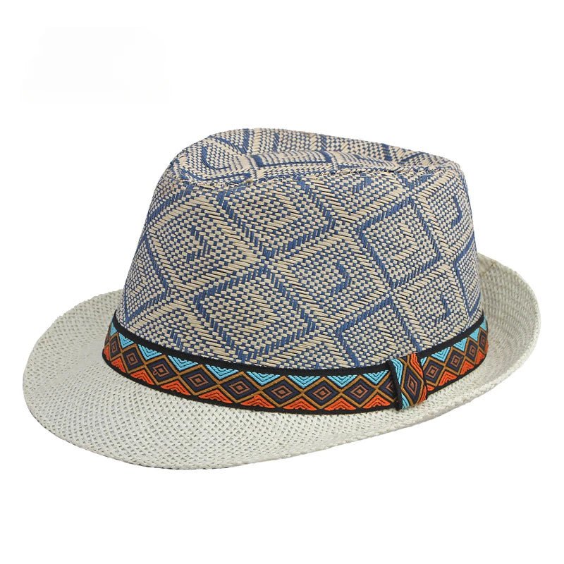 La boutique du chapeau Bleu Trilby homme paille