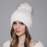 La boutique du chapeau bonnet Bonnet femme chaud en angora