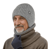 La boutique du chapeau bonnet Bonnet gris / Ajustable (du 54 au 59) Bonnet homme chaud et épais