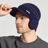 La boutique du chapeau bonnet Casquette tricotée pour homme avec cache-oreilles