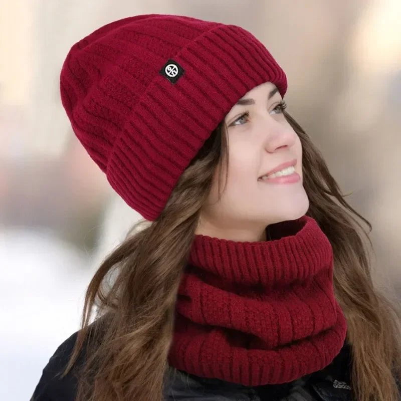 La boutique du chapeau bonnet Ensemble bonnet gants et écharpe en velours