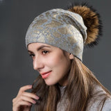 La boutique du chapeau bonnet Gris / Ajustable (du 54 au 59) Bonnet en laine et acrylique