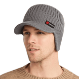 La boutique du chapeau bonnet Gris / Ajustable (du 54 au 59) Bonnet homme avec visière