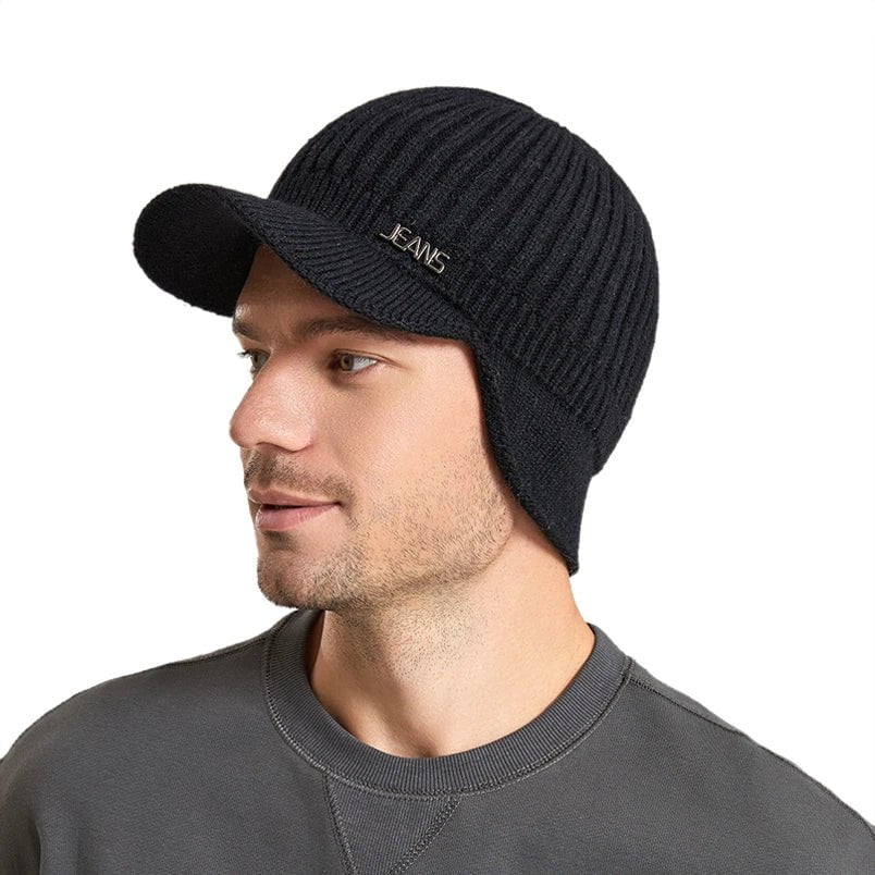 La boutique du chapeau bonnet Noir / Ajustable (du 54 au 59) Bonnet casquette pour homme