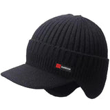 La boutique du chapeau bonnet Noir / Ajustable (du 54 au 59) Bonnet homme avec visière