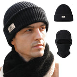 La boutique du chapeau bonnet Noir Bonnet cagoule pour homme