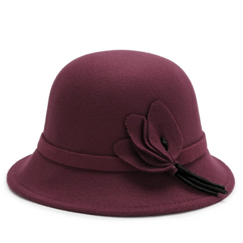 La boutique du chapeau Bordeau Chapeau cloche raffiné