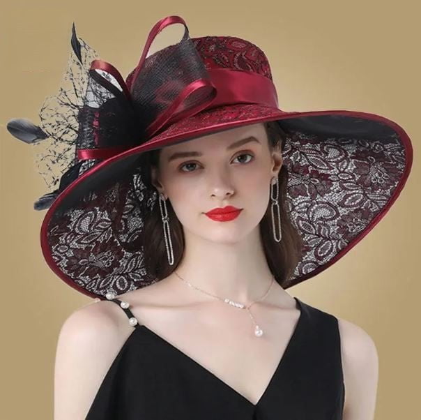 La boutique du chapeau Bordeau Chapeau de cérémonie pour mariage