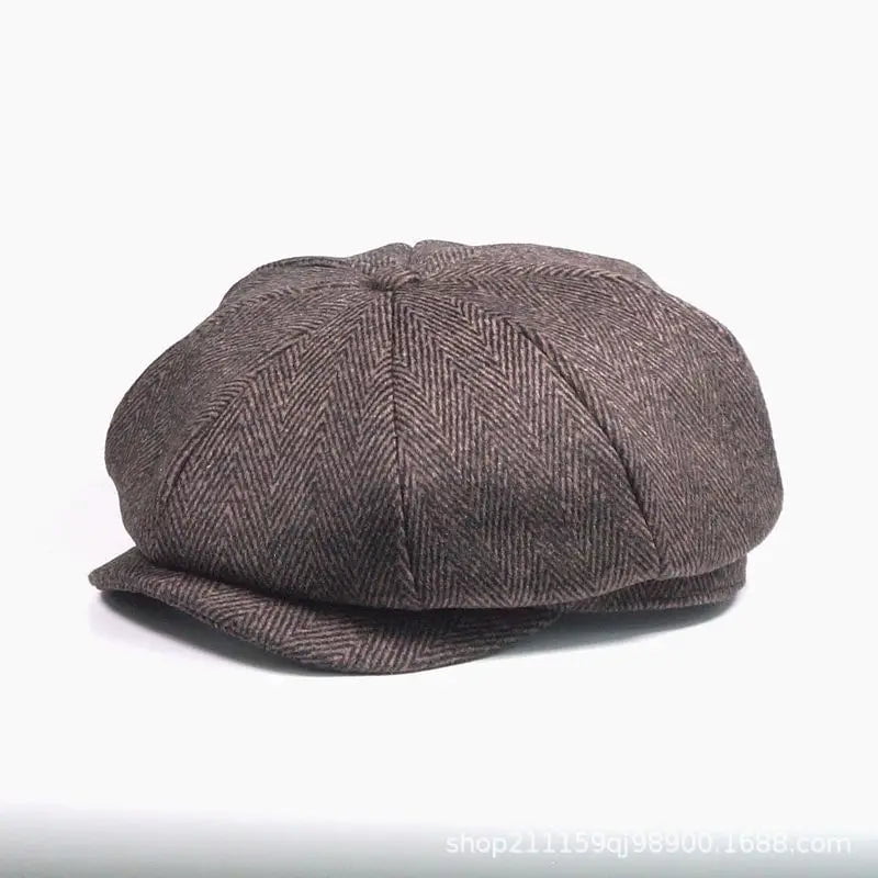 La boutique du chapeau Café / 55-59cm Béret homme en coton