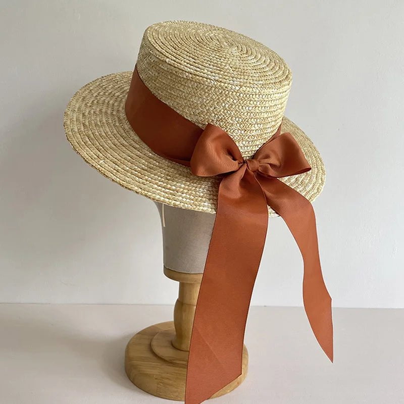 La boutique du chapeau Canotier avec ruban et nœud