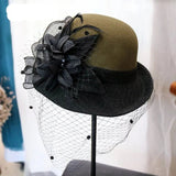 La boutique du chapeau Chapeau cloche avec voilette