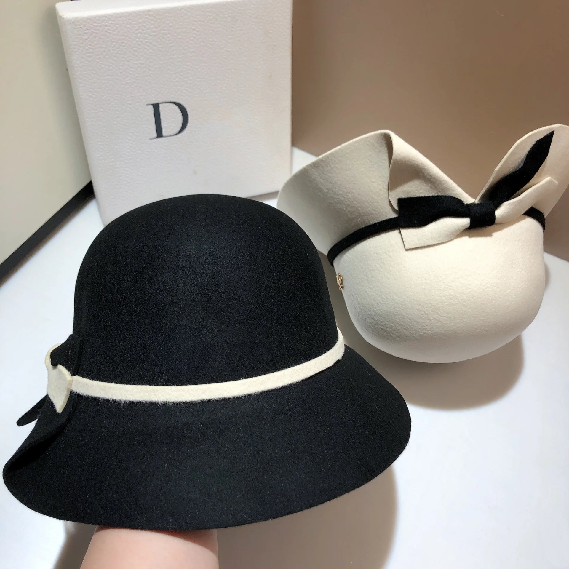 La boutique du chapeau Chapeau cloche en laine australienne