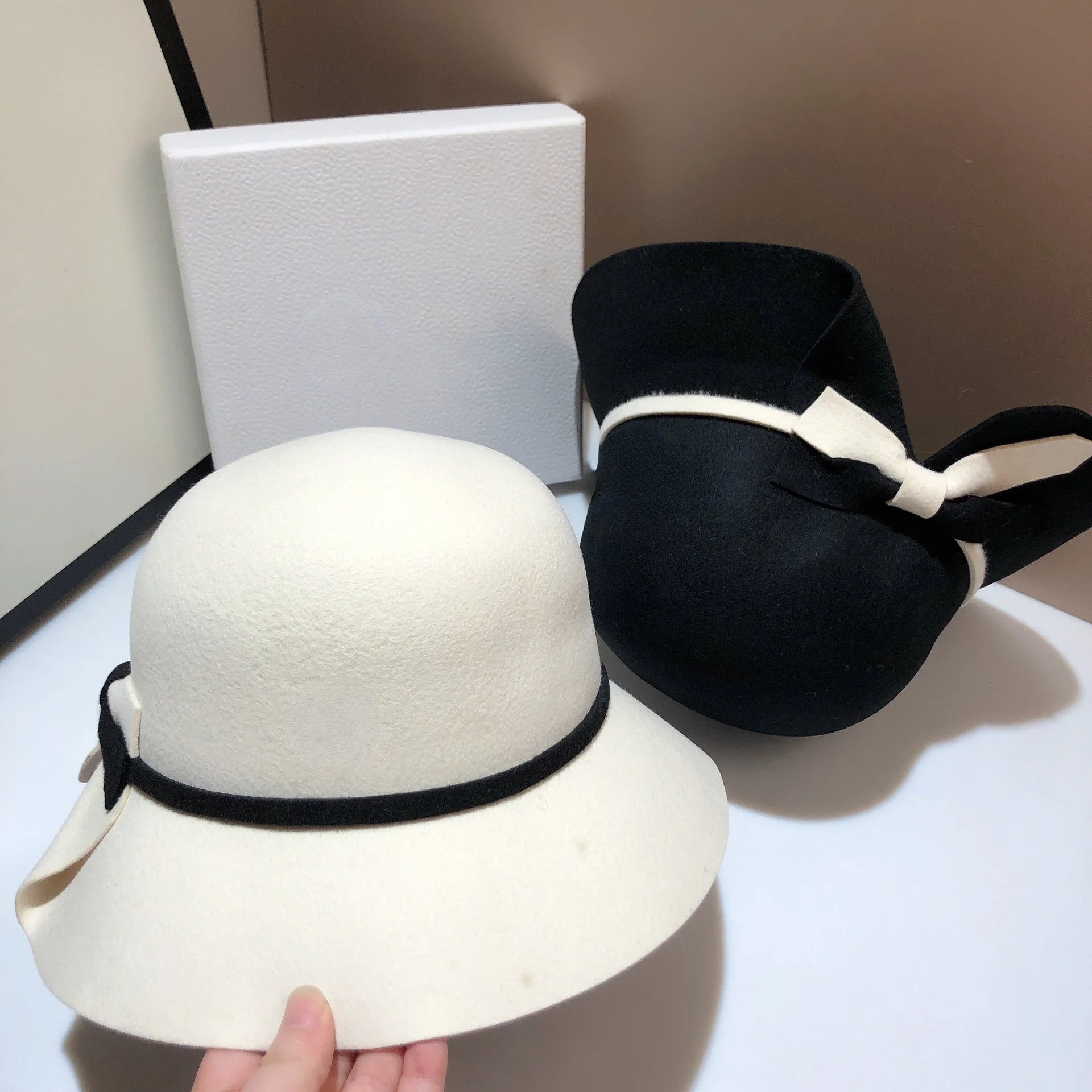 La boutique du chapeau Chapeau cloche en laine australienne