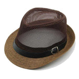 La boutique du chapeau chapeau cow-boy Café 02 / 58cm Chapeau de Cowboy occidental en maille respirante