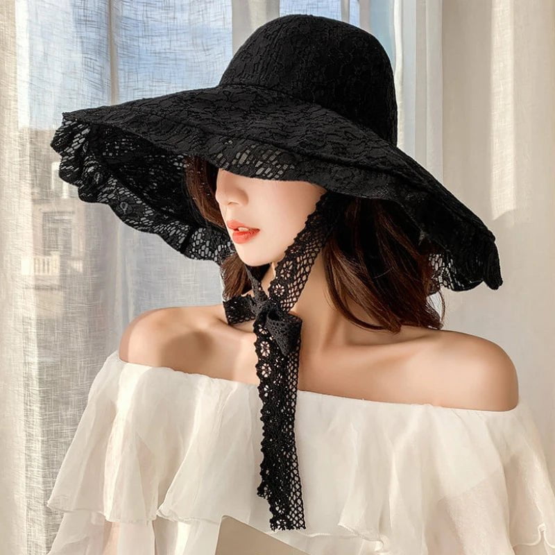 La boutique du chapeau Chapeau d'été en dentelle