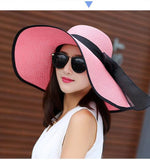 La boutique du chapeau chapeau d'été Rose Chapeau de soleil été plage