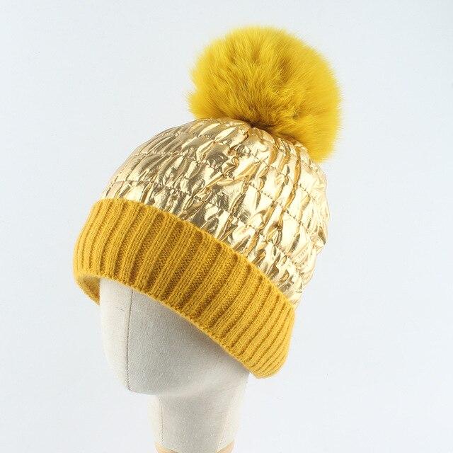 La boutique du chapeau chapeau d'hiver Jaune / adulte 54-58cm Bonnet tricoté chaud, nouvelle mode d'hiver