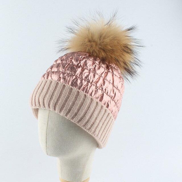 La boutique du chapeau chapeau d'hiver Rose / enfant 47-52cm Bonnet tricoté chaud, nouvelle mode d'hiver