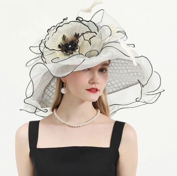 La boutique du chapeau Chapeau de mariage élégant