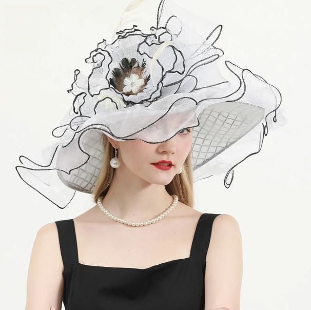 La boutique du chapeau Chapeau de mariage élégant