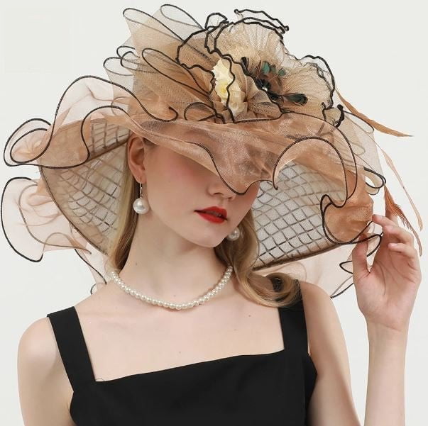 La boutique du chapeau Chapeau de mariage élégant