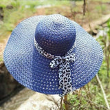 La boutique du chapeau Chapeau de paille ajouré femme