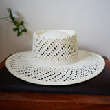 La boutique du chapeau Chapeau de Paille Blanc