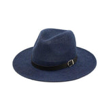 La boutique du chapeau chapeau de paille Bleu / 55-58cm Chapeaux panama UV protection