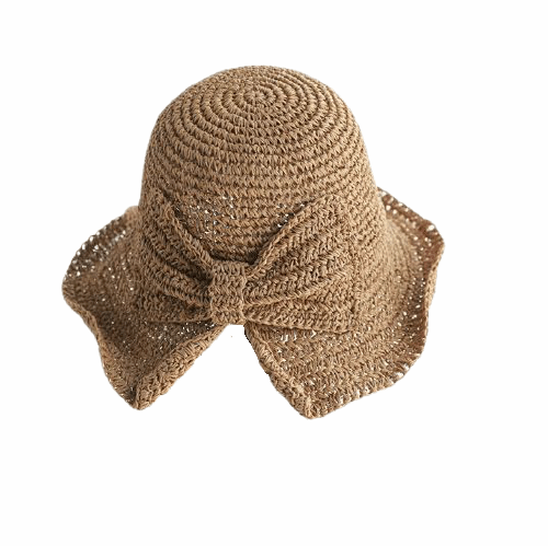 La boutique du chapeau chapeau de paille Chapeau de pêcheur à nœud pliable