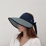 La boutique du chapeau Chapeau de paille d'été pour femmes