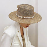 La boutique du chapeau Chapeau de paille Fedora