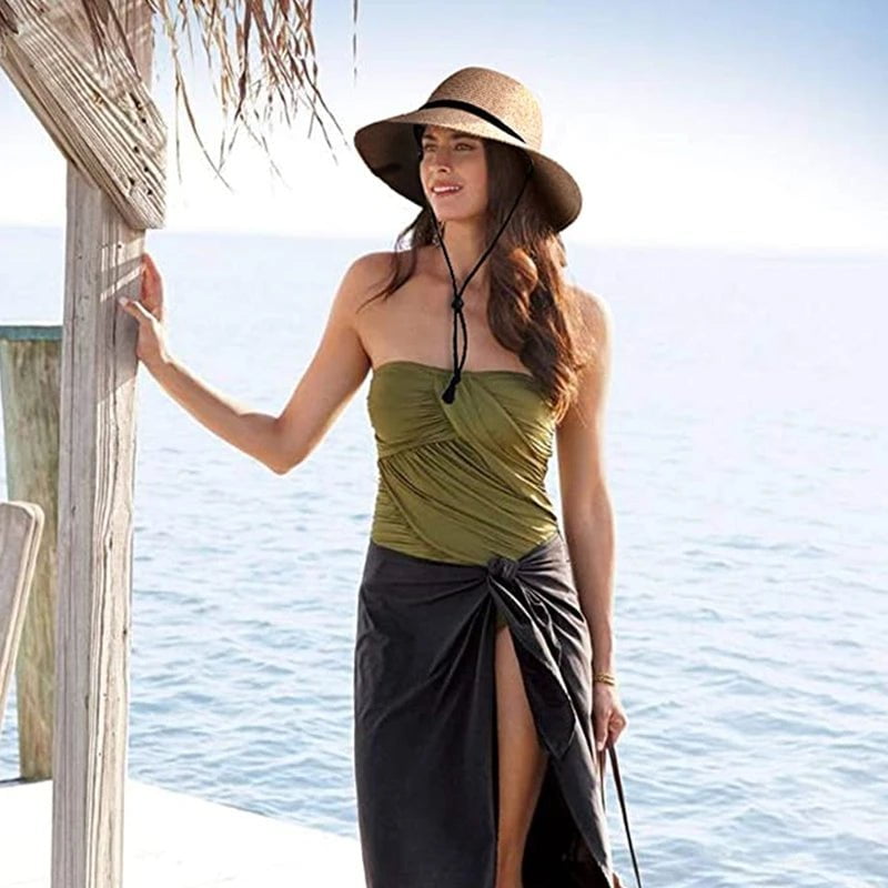 La boutique du chapeau Chapeau de paille femme plage