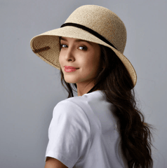 La boutique du chapeau Chapeau de paille femme plage