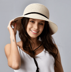 La boutique du chapeau Chapeau de paille femme plage