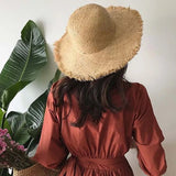 La boutique du chapeau Chapeau de paille raphia