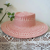 La boutique du chapeau Chapeau de paille rose